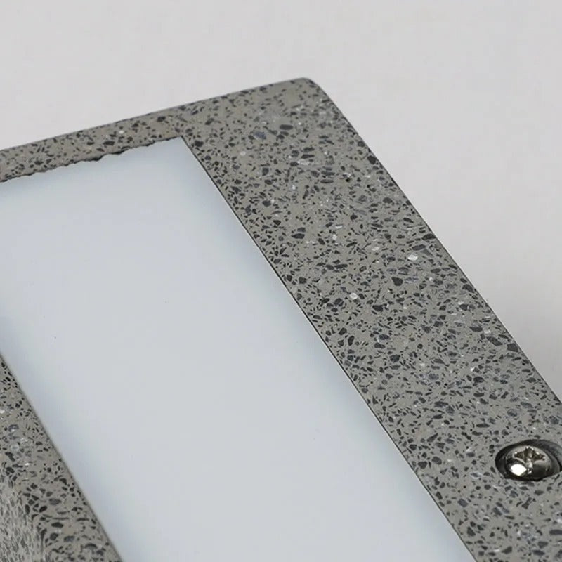 Arisha Modern Design Rectangular LED Outdoor Wall Lamp Garden Courtyard Corridor - Lamp Outdoor