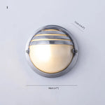 Ray Wall Lamp Geometric Modern Metal Glass Outdoor - Lamp Outdoor