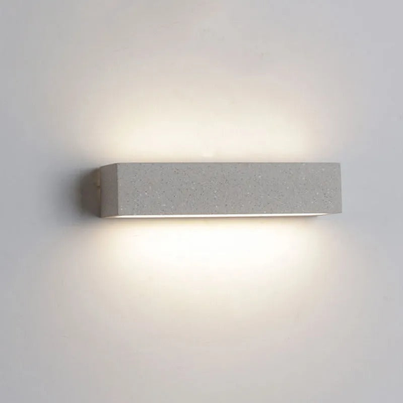 Arisha Modern Design Rectangular LED Outdoor Wall Lamp Garden Courtyard Corridor - Lamp Outdoor