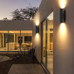 Ray Minimalist Cylindrical LED Outdoor Wall Lamp Cement Garden Corridor - Lamp Outdoor