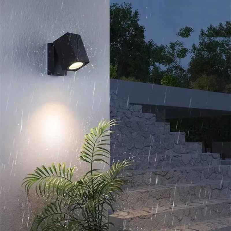 Ray Modern Outdoor Rotatable Metal Spotlight Wall Lamp - Lamp Outdoor