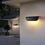 Ray Modern Curved Waterproof LED Outdoor Wall Lamp Metal Garden Corridor - Lamp Outdoor