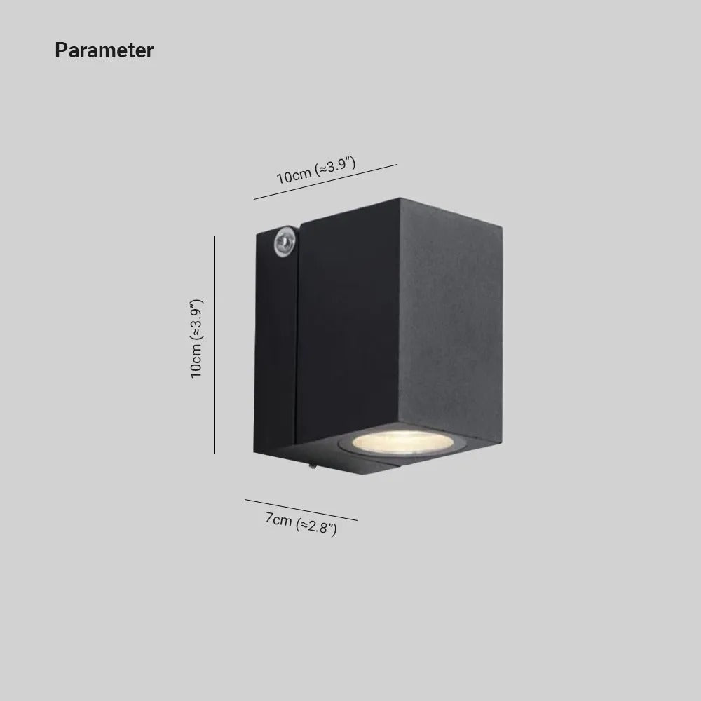 Ray Modern Outdoor Rotatable Metal Spotlight Wall Lamp - Lamp Outdoor