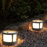 Ray Modern Metal Cylindrical Outdoor Bollard Light - Lamp Outdoor