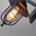 Epoch Vintage Lantern Shaped Metal Outdoor Wall Lamp - Lamp Outdoor