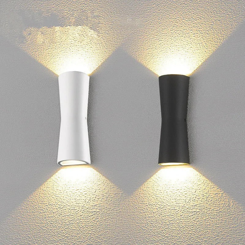 Ray Minimalist Torch LED Outdoor Wall Lamp Metal Garden Corridor Terrace - Lamp Outdoor