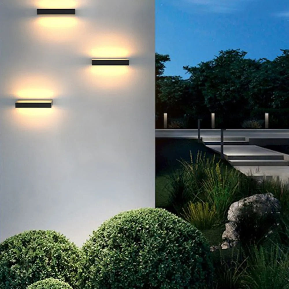 Ray Modern Hollow Metal Acrylic Outdoor Wall Lamp - Lamp Outdoor