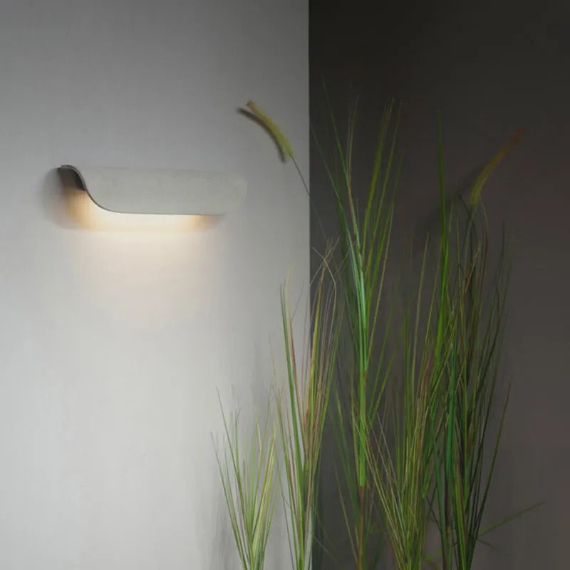 Ray Modern Curved Waterproof LED Outdoor Wall Lamp Metal Garden Corridor - Lamp Outdoor