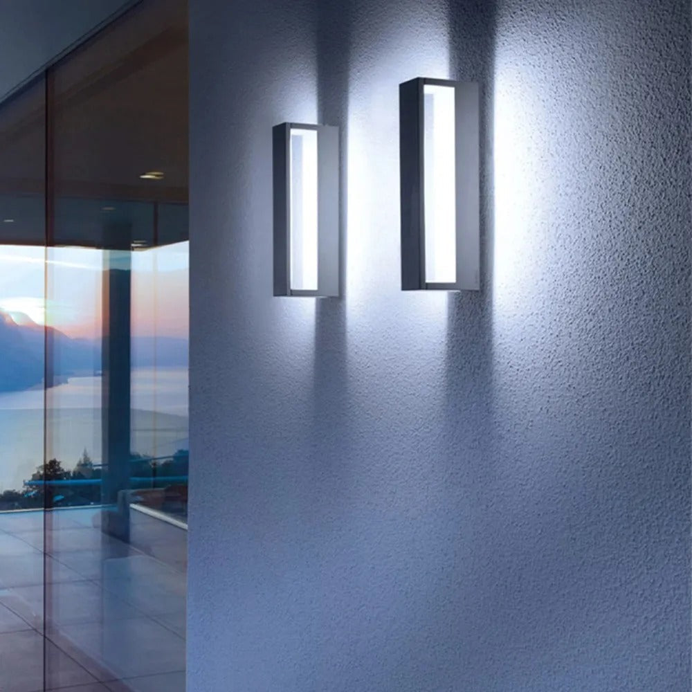 Ray Modern Hollow Metal Acrylic Outdoor Wall Lamp - Lamp Outdoor