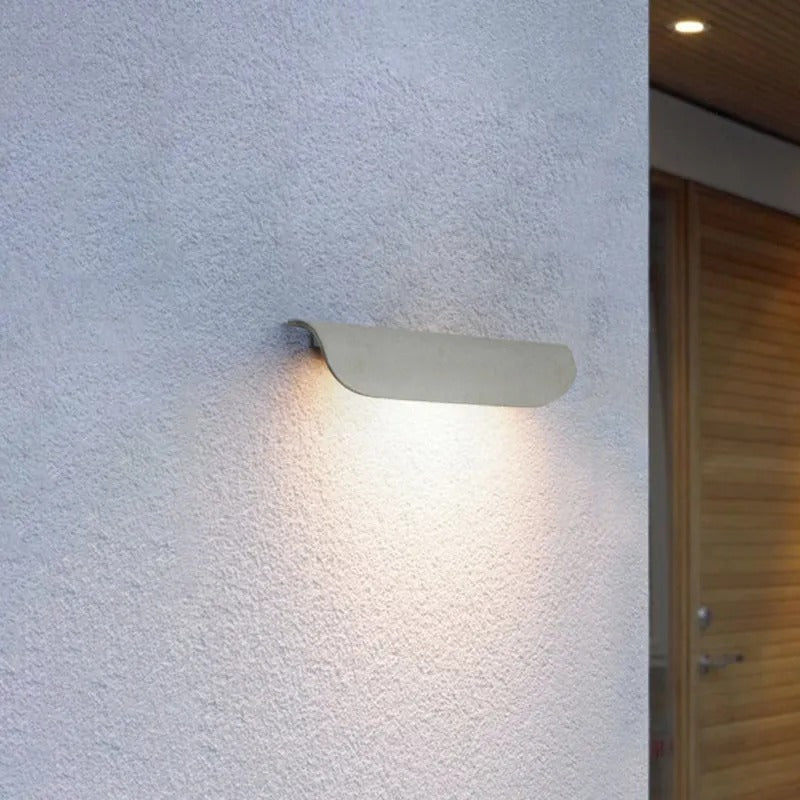Ray Modern Curved Waterproof LED Outdoor Wall Lamp Metal Garden Corridor - Lamp Outdoor