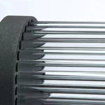 Ray Modern Semi-Cylindrical Metal Glass Outdoor Wall Lamp - Lamp Outdoor