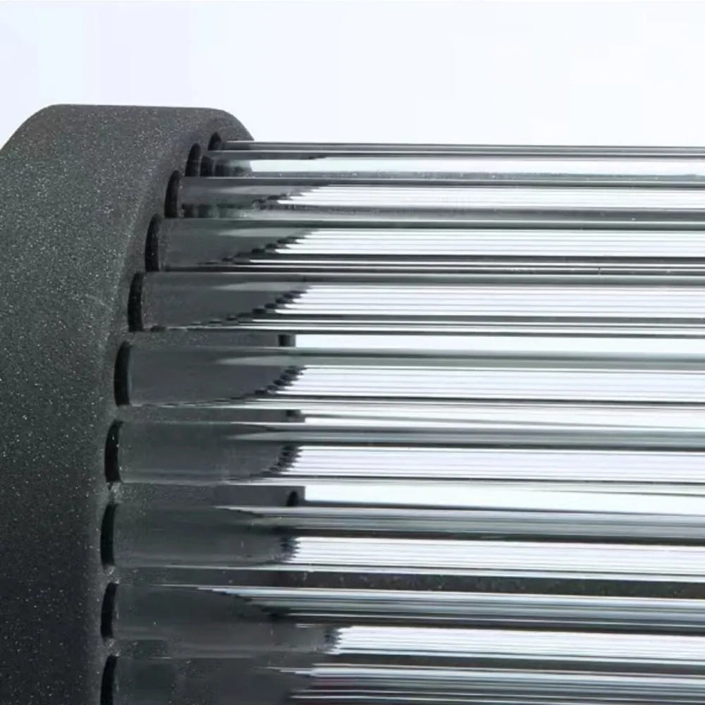 Ray Modern Semi-Cylindrical Metal Glass Outdoor Wall Lamp - Lamp Outdoor