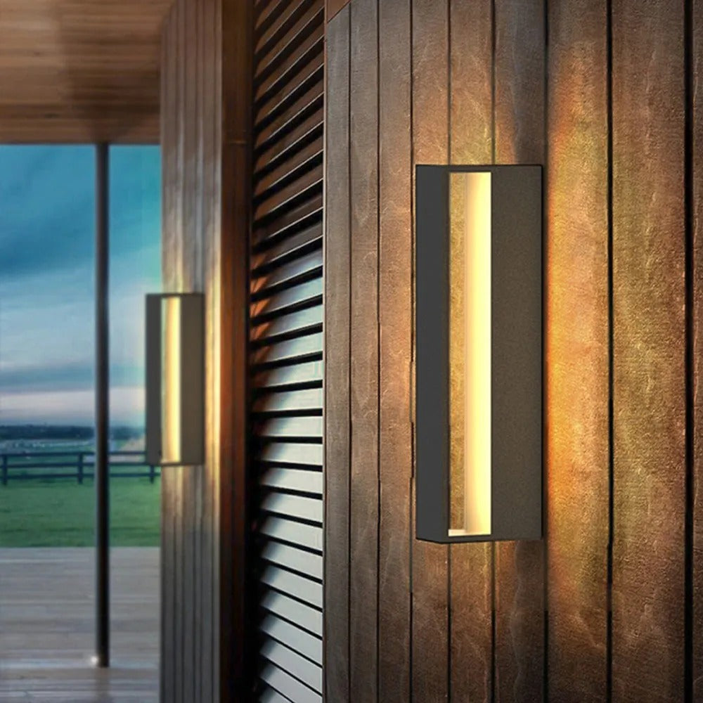 Ray Modern Hollow Metal Acrylic Outdoor Wall Lamp - Lamp Outdoor