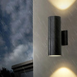 Ray Minimalist Double-headed LED Outdoor Wall Lamp Metal Glass Garden Corridor - Lamp Outdoor