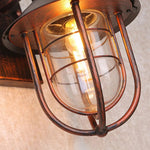 Epoch Vintage Lantern Shaped Metal Outdoor Wall Lamp - Lamp Outdoor