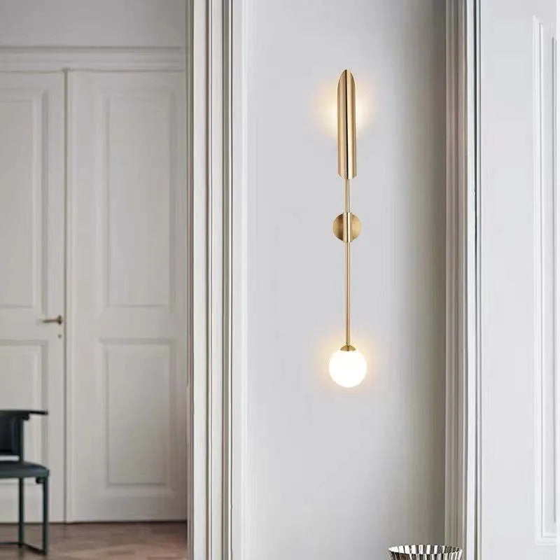 Phira Luxury Double-head Golden Scabbard Wall Lamp - Lamp Outdoor