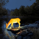 Imitation Animal Resin Outdoor Landscape Lighting Decorative Lamp Garden Lawn Lights - Lamp Outdoor