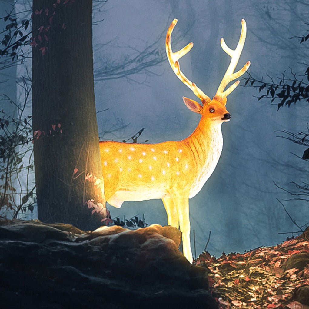 Imitation Animal Resin Outdoor Landscape Lighting Decorative Lamp Garden Lawn Lights - Lamp Outdoor