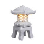 Rustic Imitation Stone Tower Outdoor Landscape Lighting - Lamp Outdoor