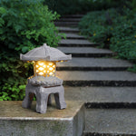 Rustic Imitation Stone Tower Outdoor Landscape Lighting - Lamp Outdoor