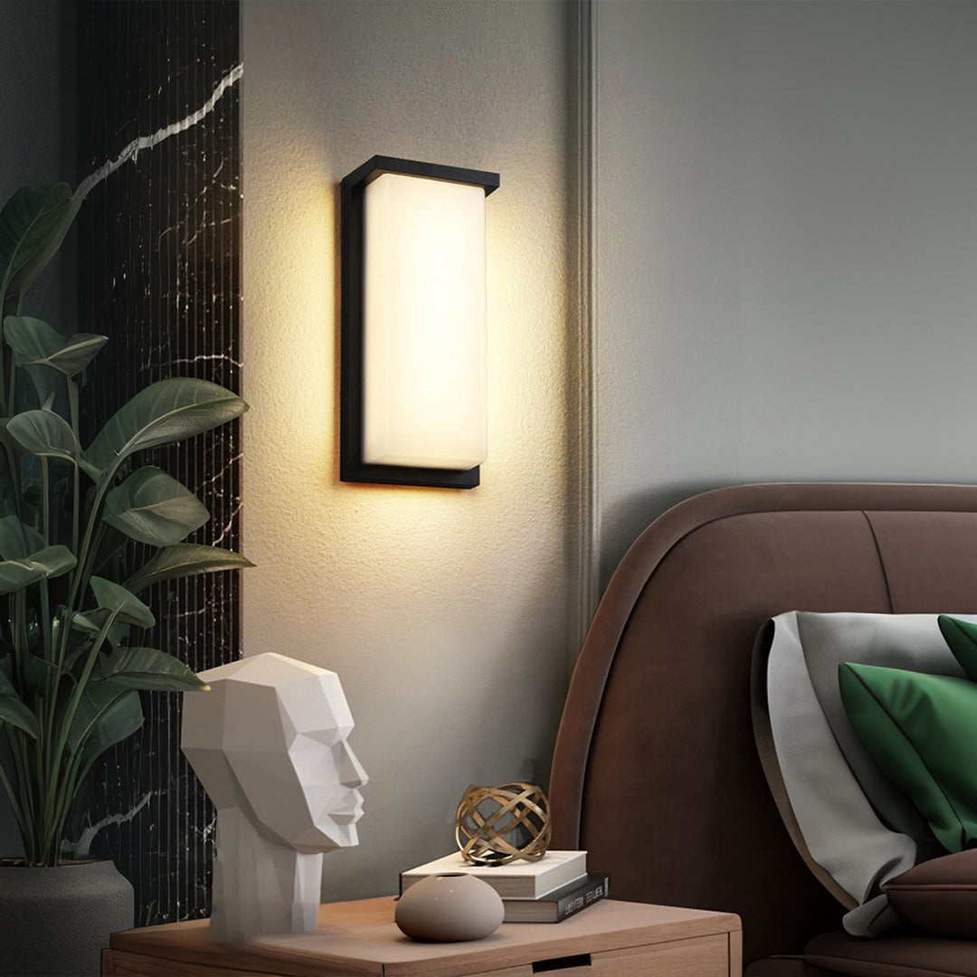 LED Rectangular Outdoor Sconce Waterproof Die-Cast Aluminum - Lamp Outdoor