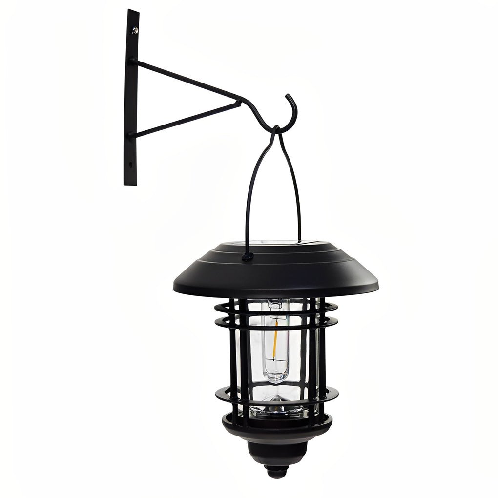 Industrial Style Solar Outdoor Wall Lights Wall Sconce Lighting LED Wall Lamp - Lamp Outdoor