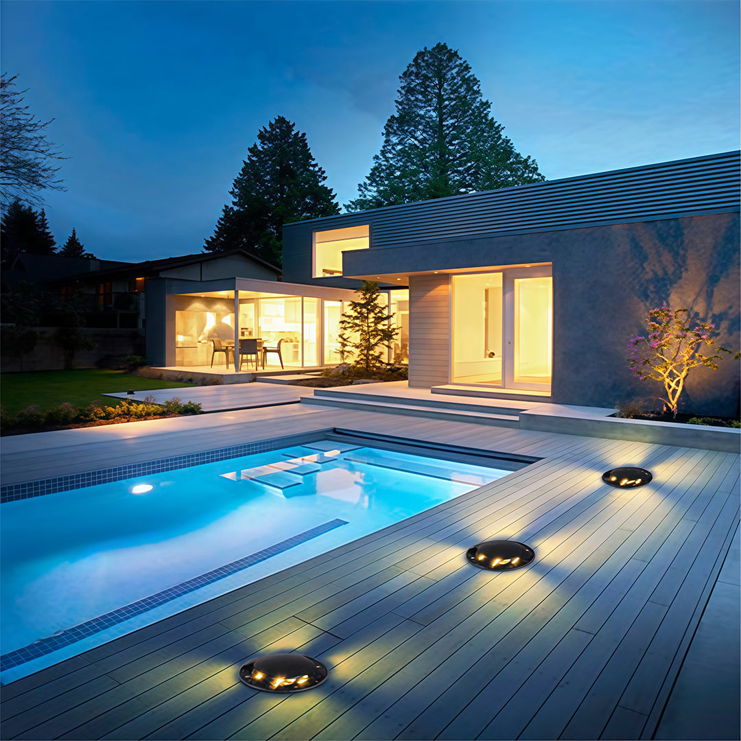 Outdoor Well Lights Side-Lit Minimalist Style - Lamp Outdoor