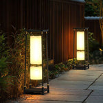 Unique Solar-Powered LED Outdoor Lights Asian-Inspired Design - Lamp Outdoor