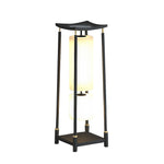 Unique Solar-Powered LED Outdoor Lights Asian-Inspired Design - Lamp Outdoor