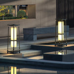 Unique Solar-Powered LED Outdoor Lights Asian-Inspired Design - Lamp Outdoor
