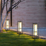 Unique Solar-Powered LED Outdoor Lights Asian-Inspired Design - Lamp Outdoor