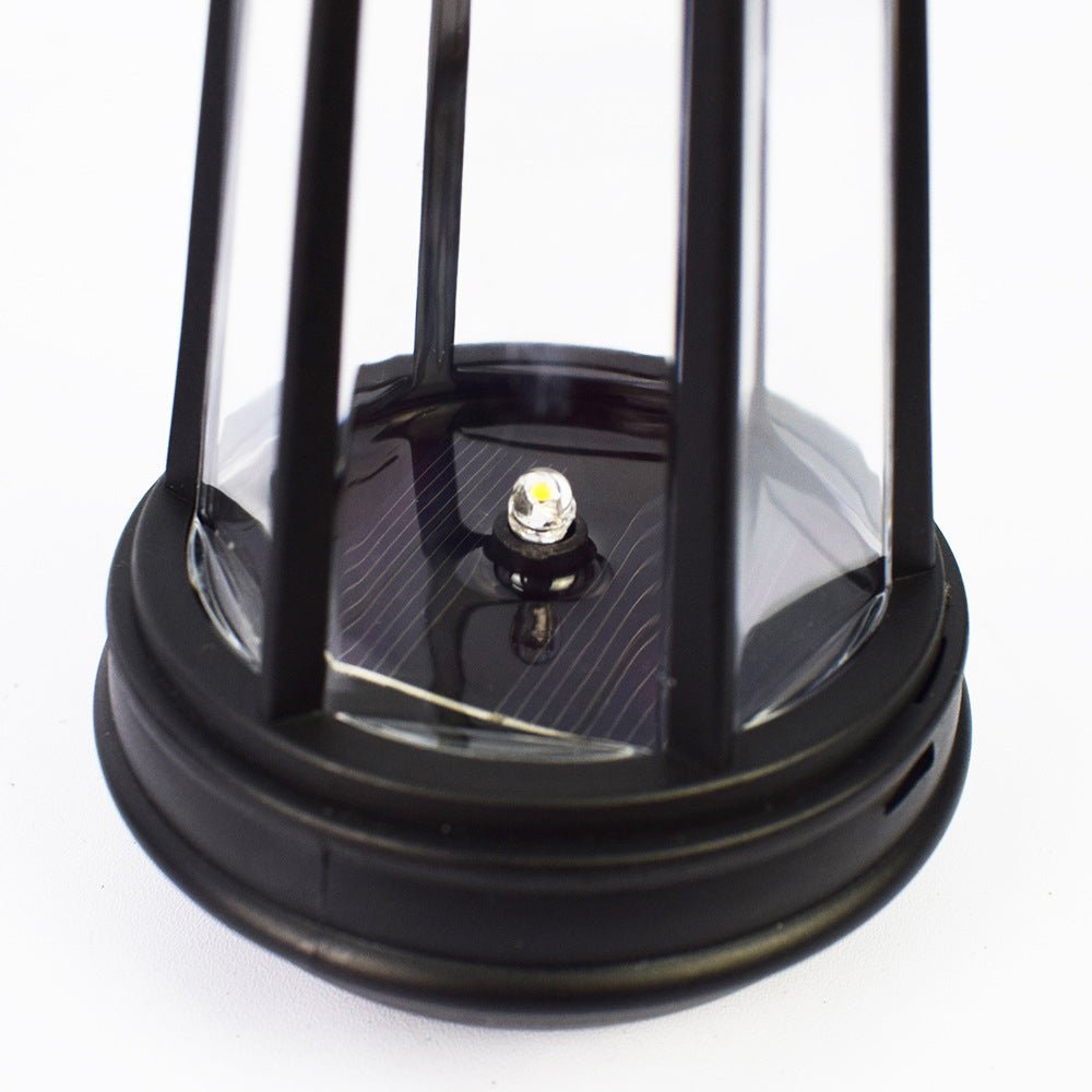 Iron Silhouette Cat Waterproof Intelligent LED Black Hanging Solar Lights - Lamp Outdoor