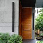 Outdoor Long Strip Waterproof Metal Black Modern Outdoor Wall Lights - Lamp Outdoor