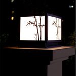 Geometric Acrylic Waterproof LED Modern Solar Lights Outdoor Pillar Lamp - Lamp Outdoor
