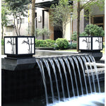 Geometric Acrylic Waterproof LED Modern Solar Lights Outdoor Pillar Lamp - Lamp Outdoor
