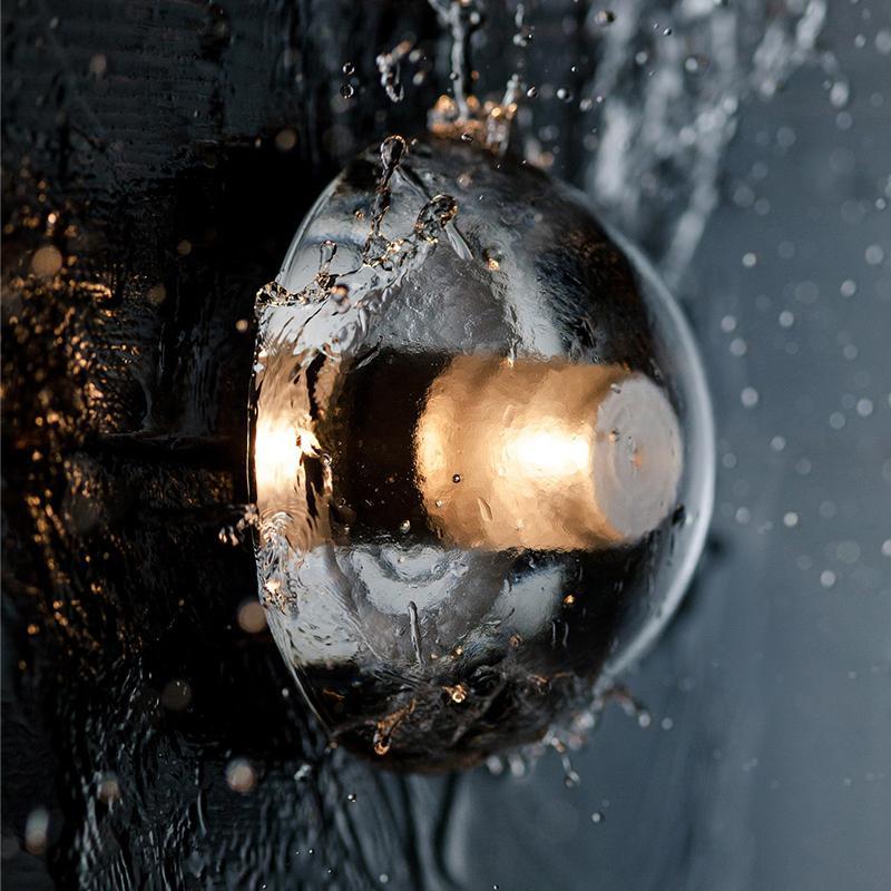 Transparent Rustic Outdoor Glass Wall Lights Waterproof LED Lighting - Lamp Outdoor