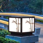 Geometric Acrylic Waterproof LED Modern Solar Lights Outdoor Pillar Lamp - Lamp Outdoor