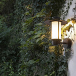 Top Hats Shape Aluminum LED Waterproof Black Retro Outdoor Wall Lights - Lamp Outdoor