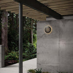 Circular Small Hollow Holes Waterproof LED Black Outdoor Wall Lights - Lamp Outdoor
