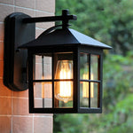 Minimalist Square Glass Lampshade Waterproof Modern Outdoor Lanterns - Lamp Outdoor