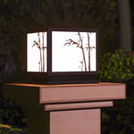 Geometric Acrylic Waterproof LED Modern Solar Lights Outdoor Pillar Lamp - Lamp Outdoor