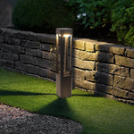 Quadruple-Sided Aluminum LED Bollard Lights Open Design for Optimal Illumination - Lamp Outdoor