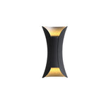 Curved LED Up and Down Lighting Waterproof Modern Outdoor Wall Lights - Lamp Outdoor
