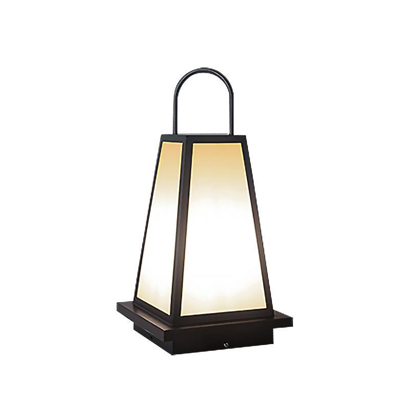 Waterproof LED Black Retro Outdoor Light Lanterns Garden Lights - Lamp Outdoor