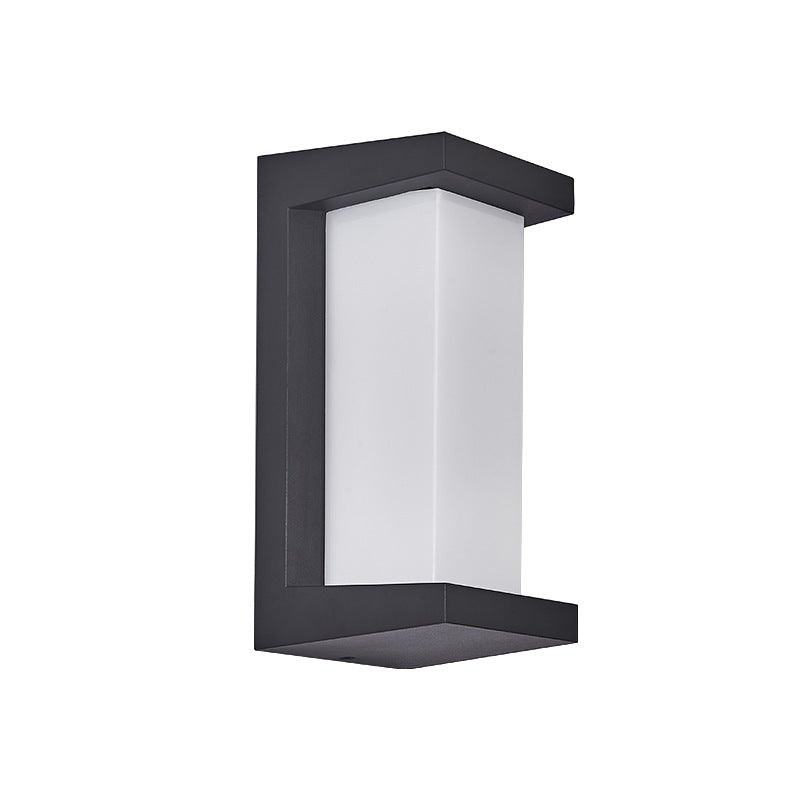 Creative Geometric Waterproof Black Modern Outdoor Wall Lights Wall Lamp - Lamp Outdoor