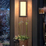 Creative Geometric Waterproof Black Modern Outdoor Wall Lights Wall Lamp - Lamp Outdoor