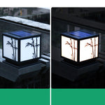 Geometric Acrylic Waterproof LED Modern Solar Lights Outdoor Pillar Lamp - Lamp Outdoor