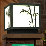 Geometric Acrylic Waterproof LED Modern Solar Lights Outdoor Pillar Lamp - Lamp Outdoor