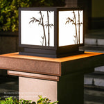 Geometric Acrylic Waterproof LED Modern Solar Lights Outdoor Pillar Lamp - Lamp Outdoor