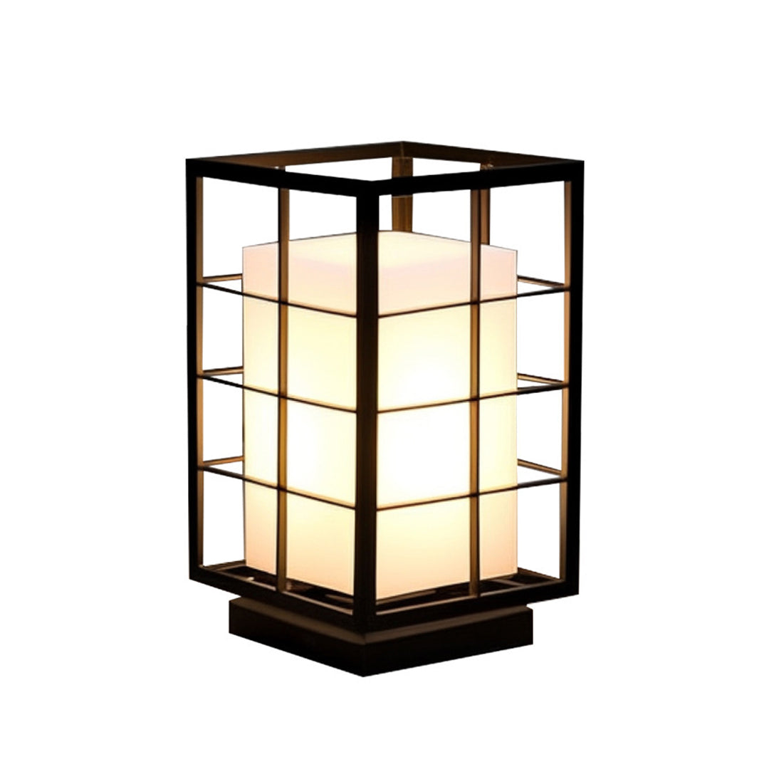 Black Modern Floor Lamp Waterproof Stainless Steel - Lamp Outdoor